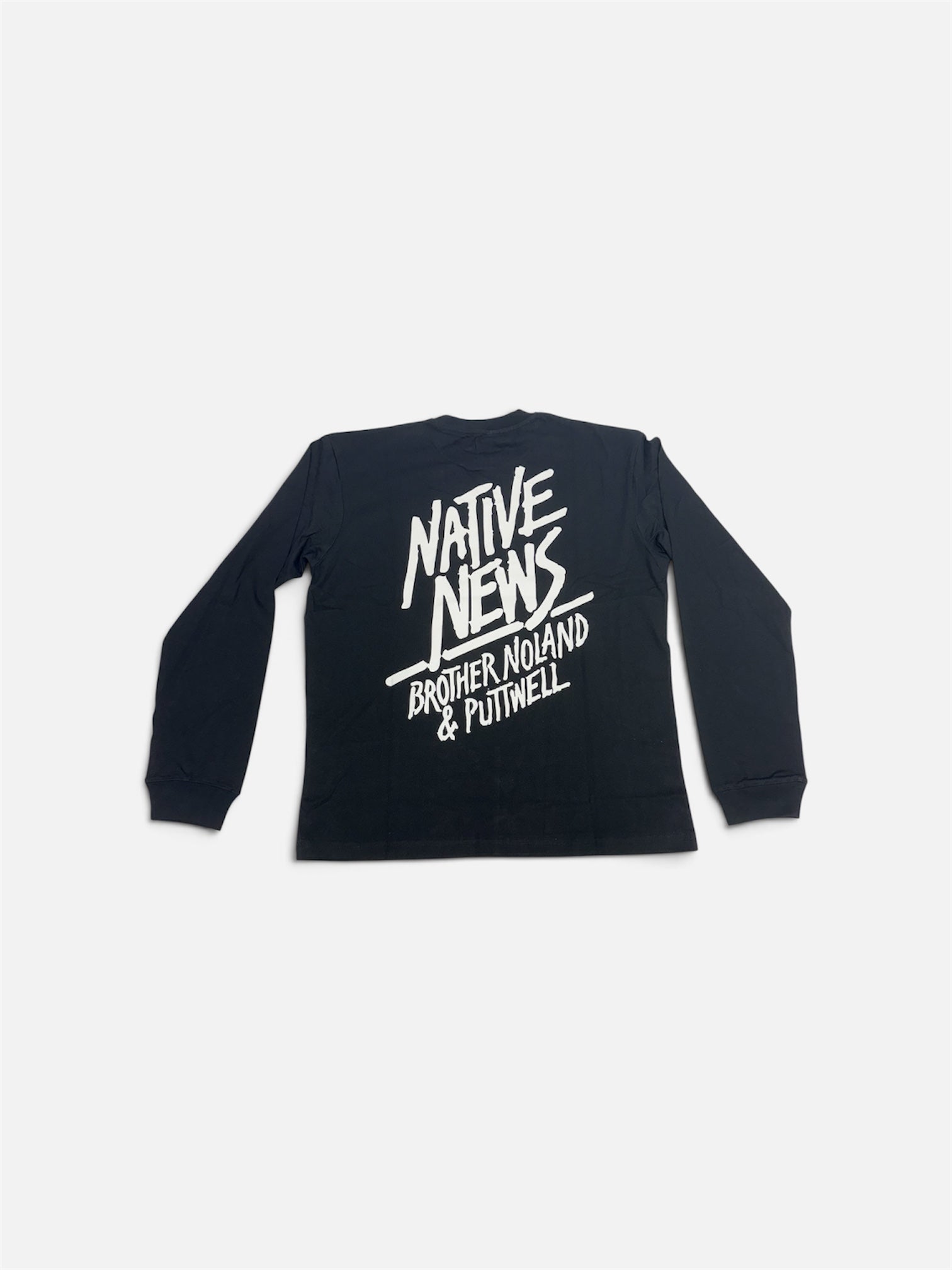 NATIVE NEWS LONG SLEEVE TEE