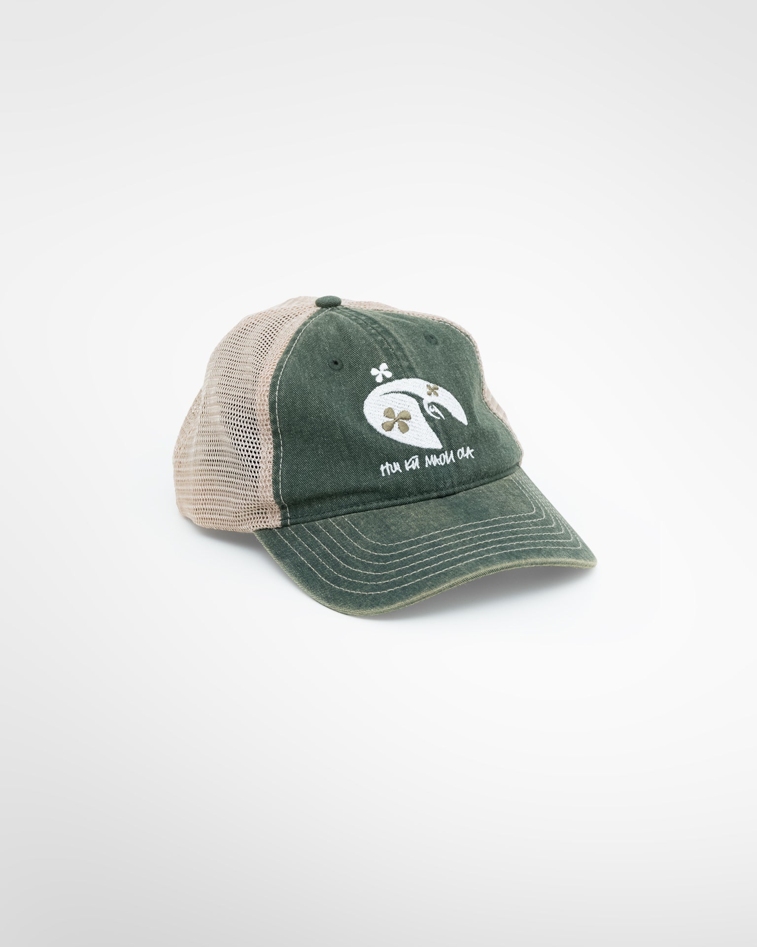 Hui Ku Logo Green Trucker