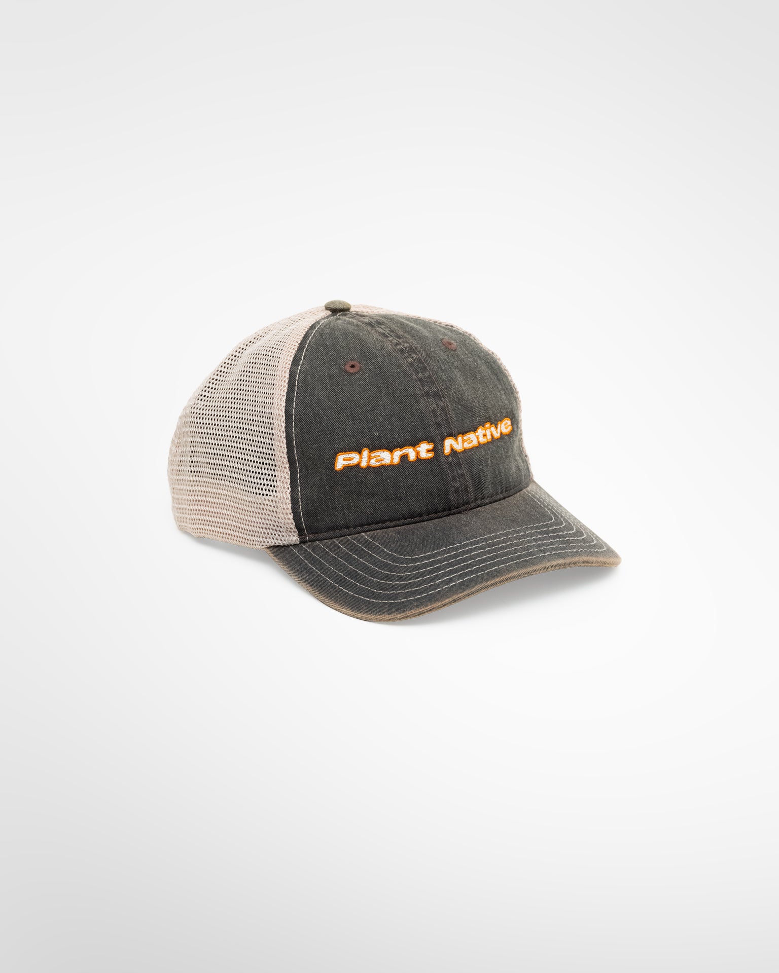 Plant Native Black Trucker Dad Hat
